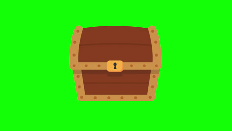 the-ark,-chest-wooden-box-icon-loop-animation-with-alpha-channel,-transparent-background,-ProRes-444